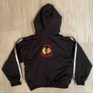 Blackhawks Kids Lined Windbreaker